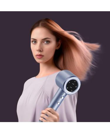 Hair Dryer - 110000 RPM High-Speed Brushless Motor Negative Ionic Blow Dryer for Fast Drying 1400W 4Temps /2Speeds Low Noise Thermo-Control Hairdryer with Magnetic Nozzle&LED Display - Buy Online on GoSupps.com