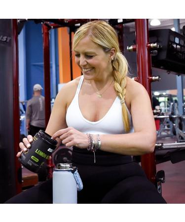 Amino Powder with Electrolytes - BCAA 2:1:1 for Pre & Post Workout | Lemon Ice Flavor | 30 Servings | Tested & Certified - Buy Online on GoSupps.com