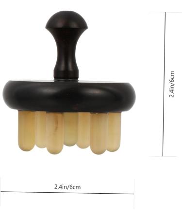 Magiclulu 3 STK Massager & Gua Sha Brush Set - Sandalwood Hair Cleaning & Back Massage Comb - 6x6cm - International Shipping - Buy Online on GoSupps.com