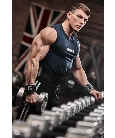 High Stress Wrist Bandages for Men & Women - 60cm Black/Gray Wrist Wraps for Weightlifting Powerlifting & CrossFit - Buy Online on GoSupps.com