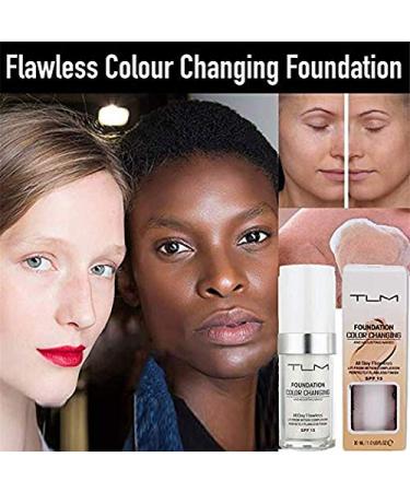 Flawless Colour Changing Warm Skin Tone Foundation Makeup by TLM - Moisturizing Liquid Cover Concealer for Women and Girls - Buy Online on GoSupps.com