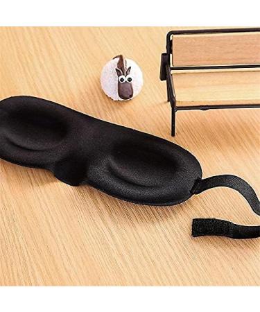 BE SAFE Forever Silk Sleeping Face Eye Mask - Travel Blindfold for Men & Women - Comfortable Black Sleep Eye Cover - Buy Online on GoSupps.com