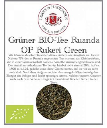Lerbs & Hagedorn Organic green tea Ruanda OP Rukeri Green 1 kg