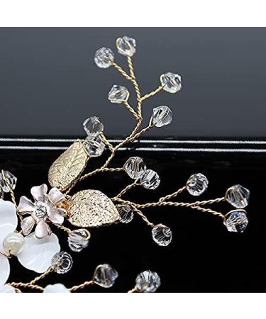 Bridal Bride Wedding Hair Comb Silver Crystal Headpiece Rhinestone Hair Accessories for Women and Girls Bride Bridesmaid - Buy Online on GoSupps.com