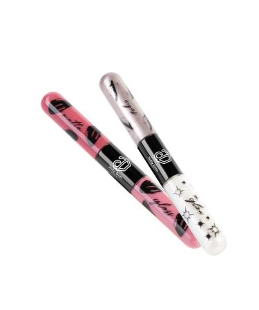 Jolly Dim by Inglot Eye and Lip Makeup Kit Pinkish Grey. Eye Makeup in Light Grey 1 and Glossy Matte Effect in Hot Pink 3