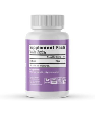 SIERRA LIFE SCIENCES 10 mg High Dosage Melatonin in Easy-to-Swallow Capsules - 120 Servings - Buy Online on GoSupps.com