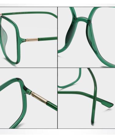 Zhuyiqz Large Anti-Blue Light Reading Glasses - Oversized +300 Pink Computer Glasses Glare-Free Flat Lighting Mirror - Buy Online on GoSupps.com