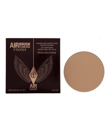 Charlotte Tilbury Airbrush Flawless Finish Refill 2 Medium Powder 8g Medium 8 g (Pack of 1)