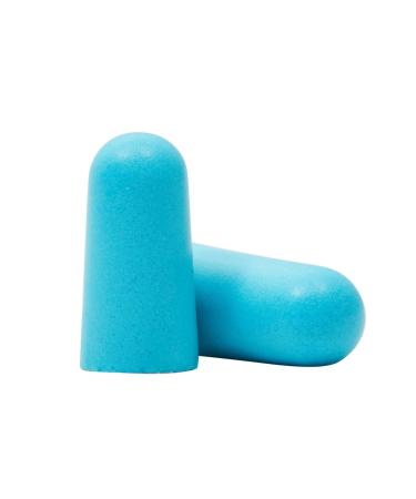 100-Pairs of Soft Foam Ear Plugs Individually Wrapped for Sleeping  Noise-Canceling  Disposable  Bulk Set for Concert  Music Festival  Sleep (Blue  0.5x0.95 in)