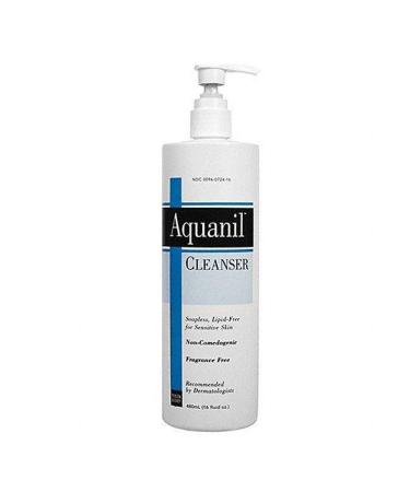 Aquanil Cleanser Gentle Soapless Lipid-Free 16 oz (Pack of 2)