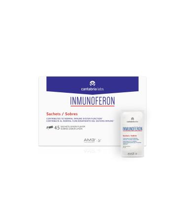 Cantabria Labs Cantabria Labs Imunoferon Food Supplement - Strengthens the immune system supports defenses exclusive formula with AM3 gluten-free lactose-free 45 sachets