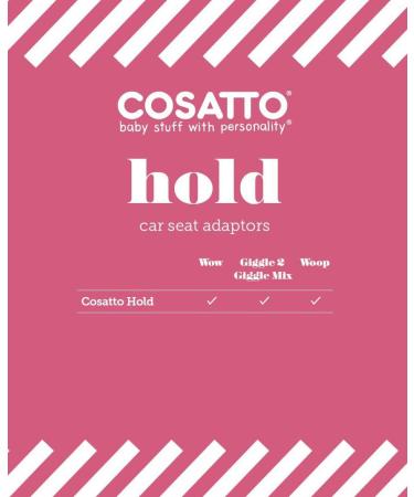 Cosatto Hold & Hold Mix Car Seat Adaptors - Compatible with Giggle Mix & Giggle 2 Pram/Pushchair (Black) - Buy Online on GoSupps.com