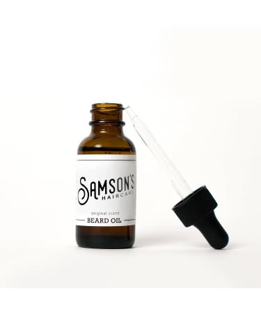 Samson S Haircare Beard Oil - Moisturizing & Softening for Itchy Dry Skin & Coarse Facial Hair - 1 oz - International Shipping Available - Buy Online on GoSupps.com