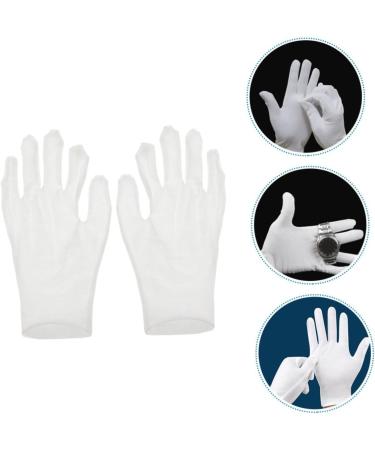 Mikinona 12 Pairs Moisturizing Gloves Work Gloves Moisturizing Overnight Gloves Working Gloves Cotton White - Buy Online on GoSupps.com