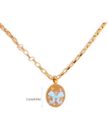 Oralgo's Exquisite Painted Necklace | Adjustable Collarbone Chain & Loop Trailer | Fashion Jewelry Adventure Wonder - Buy Online on GoSupps.com