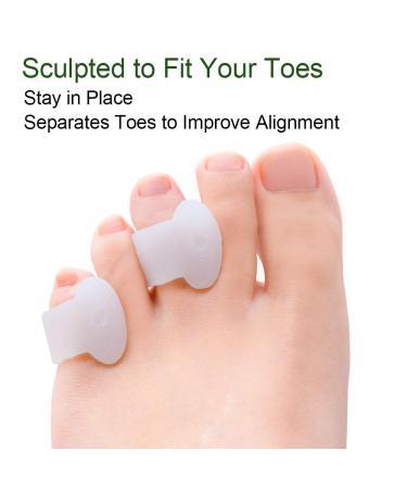 Welnove Gel Pinky Toe Separators - Pack of 12 | Prevent Rubbing & Relieve Pressure - Buy Online on GoSupps.com