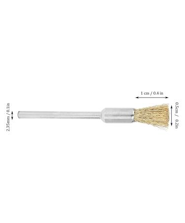 Premium Nail Drill Cleaning Brush Set - 5 Brass Wire Grinding Heads for Manicure & Nail Care | International Shipping Available - Buy Online on GoSupps.com