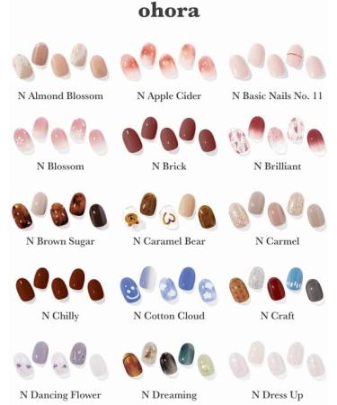 ohora Semi Cured Gel Nail Strips (N Blueberry Jam) - Salon-Quality, Long Lasting & Easy to Apply - Purple - Buy Online on GoSupps.com