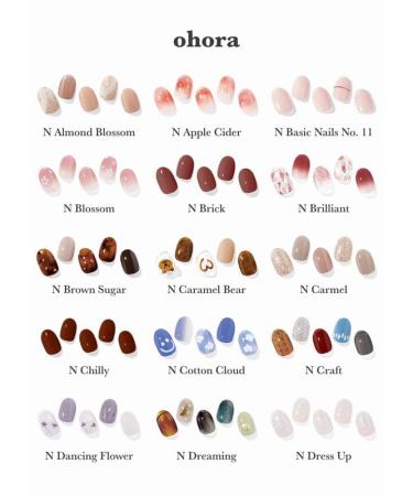 Buy Ohora Semi Cured Gel Nail Strips N Moonlight - Dark Patterned UV/LED Compatible Salon Quality Easy to Apply with Prep Pads & Nail File | International Shipping - Buy Online on GoSupps.com