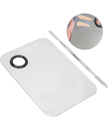 Fyearfly Makeup mixing palette Spatula Stainless steel Foundation Lipstick Color mixing palette - Buy Online on GoSupps.com