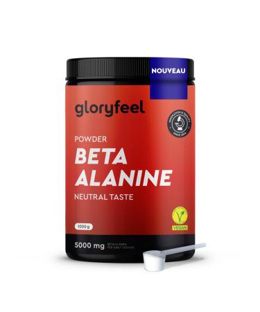 Beta alanine powder 1000g - 5000mg per serving - Pre-workout for 7 months - High dose vegan amino acid - Beta alanine +99% pure without additives & neutral flavor - Laboratory tested quality