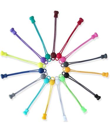 Buy Bupimufi Elastic No-Tie Shoelaces for Kids - Purple & White Quick Lock Rubber Straps | International Shipping - Buy Online on GoSupps.com