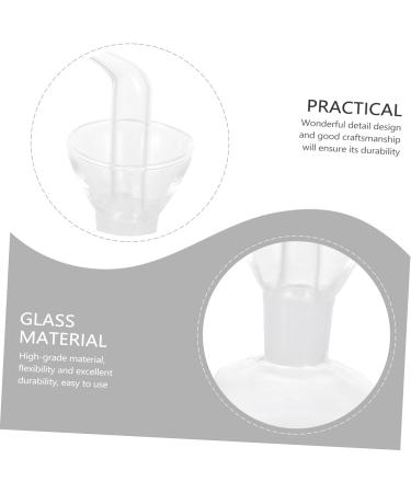 ABOOFAN Glass Containers 1pc Glass Oil Bottle Oil Filter Pot Liquid Kitchen Oil Dispenser 16.5X5.5CM Transparent - Buy Online on GoSupps.com