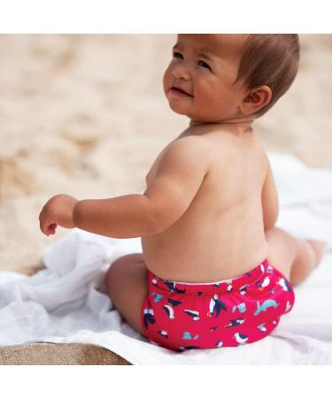 TotsBots Reusable Swim Nappy - Pool Safe, Easy On & Off - Eco-Friendly UK Made - Puffling Paddle (Size 2 20-35lbs) - Buy Online on GoSupps.com