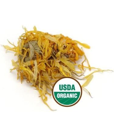 Starwest Botanicals Organic Calendula Flowers - 1 lb (453.6 g) - Whole Dried Herb - Buy Online on GoSupps.com