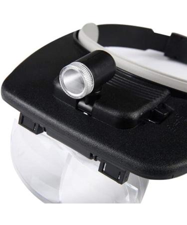Lighted Headset Magnifying Glasses with 3Led Lights Head-Free Magnifier Loupe for Electronics Eyelash Crafts Jewelry Circuit Watch Repair 1.5X 2.0X 8X a/A Interesting Life Interesting Lofty Ambition - Buy Online on GoSupps.com