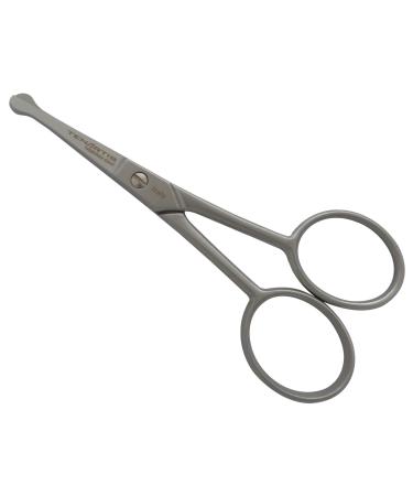Tenartis 108 4" Stainless Steel Beard, Moustache, Ear & Nose Scissors with Straight Blades - Made in Italy by Tenartis