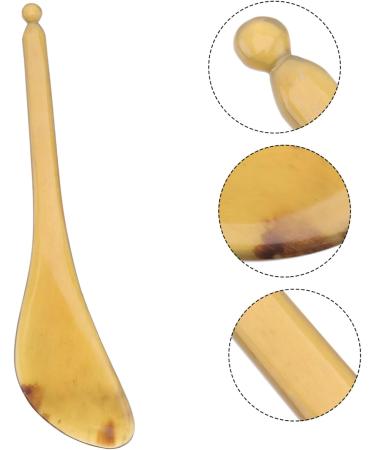 FOMIYES 1pc Massage Board Spatula Scraper Gua Sha Board Facial Massager Guasha Stick Horn Massage Comb Eye Massagers Ox Horn Tool Gua Sha Tool Guasha Massage Pen Spoon Tendon Stick Face - Buy Online on GoSupps.com
