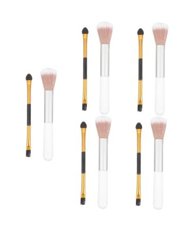 Bunny Ears 10 Pcs Makeup Brush Eyeshadow Silicone Make up Bag Cosmetic Brush Miss Sponge Stick Devil Horns