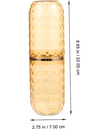 FRCOLOR Travel Toothbrush Set - Golden Tooth Brush & Toothpaste Coating | 22x7cm - Shop Internationally - Buy Online on GoSupps.com