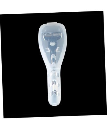 Wofashpuret 4x Razor Cover - Transparent Storage Case for Men's Razors | Durable Razor Container & Protective Shell - Buy Online on GoSupps.com