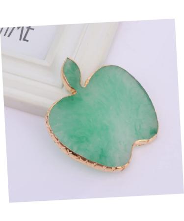 9x8.6cm Green Resin Nail Art Mixing Palette - Manicure Cosmetic Pigment & Polish Makeup Display Plate - Buy Online on GoSupps.com