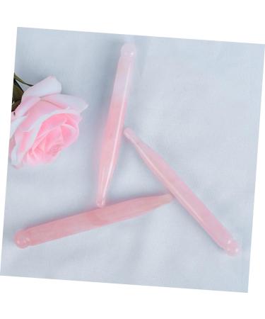 Buy Minkissy Crystal Slide Facial Tools - Self-Massage Acupress Rod & Eye Roller | Rose Quartz Foot Scraper & Body Massage Tool for Relaxation - Buy Online on GoSupps.com