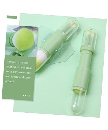 Shop MAGICLULU Telescopic Double Ended Makeup Brush Set - Multifunctional Loose Powder Brush & Cosmetic Dresser Tool - Perfect for All Skin Types - Buy Online on GoSupps.com