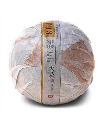 100g 2015yr Menghai Dayi V93 Ripe Puer Tea Cake Black Puerh Tea Shu Tuo Cha