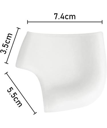 Dr. Pedi Gel Heel Sleeves - Unisex Silicone Cushion for Heel Spur Relief and Moisturizing - Reduce Pain of Plantar Fasciitis - Buy Online on GoSupps.com