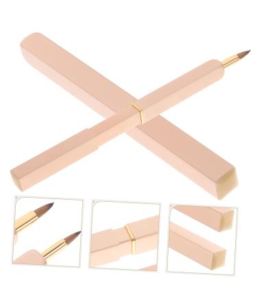 Buy MAGICLULU 2pcs Makeup Tool Kit | Eyeshadow & Lip Brush Set | Telescopic Applicator for Travel | Perfect Makeup Brushes for Face & Lips - Buy Online on GoSupps.com