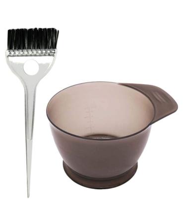 Artibetter 2pcs Hair Coloring Tools Hair Dye Bowl Hair Color Brush Mixing Bowl Kit DIY Hair Colouring Tool Set Hair Color Supplies