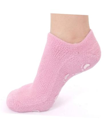 minkissy 2 Pairs Salon Moisturizing Socks Womens Socks Moisturizing Sock Socks Repair Soften Dry Moisturizing Gel Socks Silicone Hydrating Socks Moisture Socks Miss Repair Socks Feet