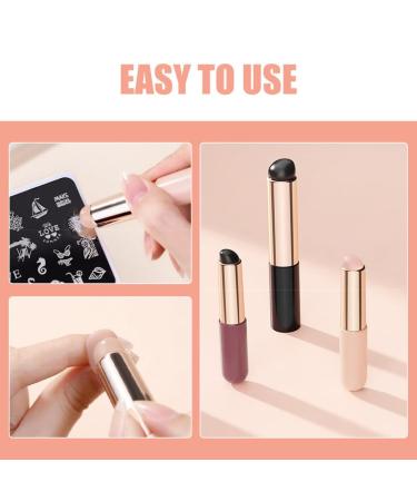 Shop Baluue 3pcs Silicone Lip Makeup Brush Set | Reusable & Soft Applicators for Lipstick Gloss Balm & Eyeshadow - International Shipping Available - Buy Online on GoSupps.com