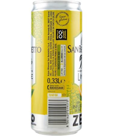 San Benedetto Th Limone Zero Lot de 24 boissons rafra chissantes sans alcool th glac au citron sans sucre 330 ml - Buy Online on GoSupps.com