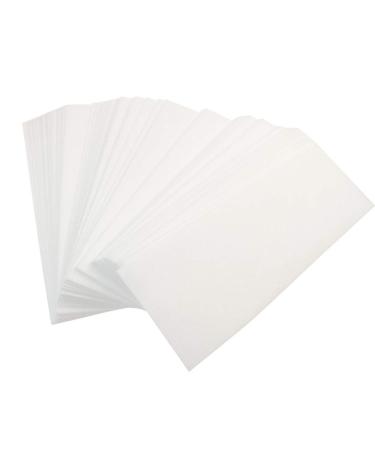 200PCS White Large Size Non Woven Body Facial Wax Strips Epilator Professional Hair Removal Wax Paper Depilatory Paper DIY Beauty Tools For Unisex Men and Women (20cmx7cm/7.9x2.8in)