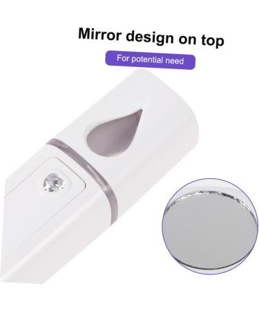 Healeved 2 Pcs Mini Face Spray Instruments Face Moisturizing Sprayer Hunidifier Portable Humidifer White - Buy Online on GoSupps.com