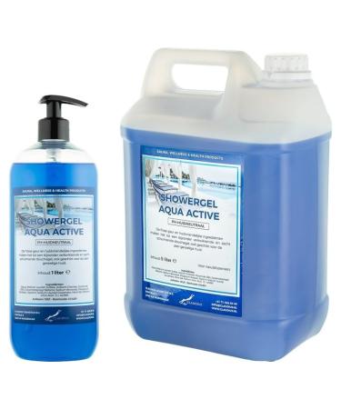 Claudius Showergel Aqua Active 5 liters + 1 liter with pump transparent
