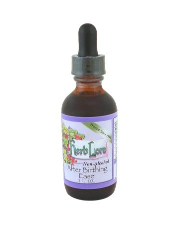 Herb Lore After Birthing Ease Tincture 2 Fl Oz - Non Alcohol Drops - Eases After Birth Contraction & Cramping Discomfort - Herbal Postpartum Care with Cramp Bark Blue Cohosh & Motherwort