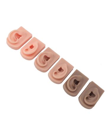 3 Pairs Silicone Ear Models - Soft & Flexible Artificial Ears for Jewelry Display & Acupuncture Practice - International Shipping - Buy Online on GoSupps.com
